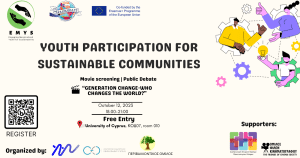 Invitation: Youth Participation for Sustainable Communities